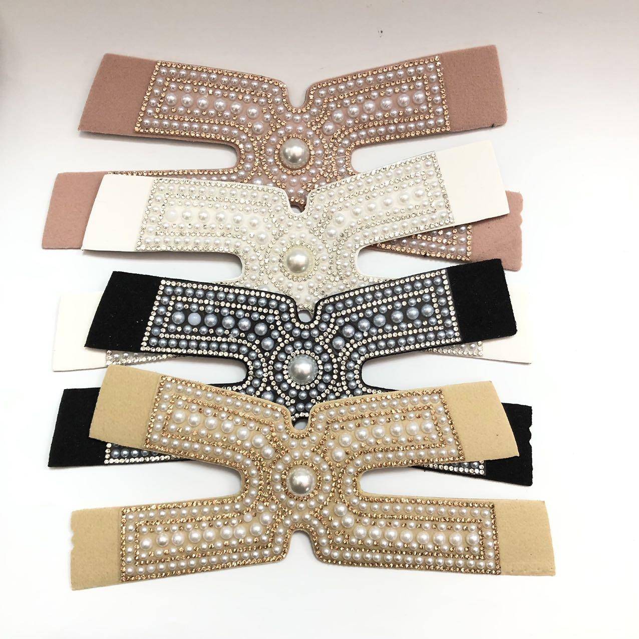 Beach Leisure Style Fashion Women's Shoes Shining Sandals Upper Accessories Wholesale
