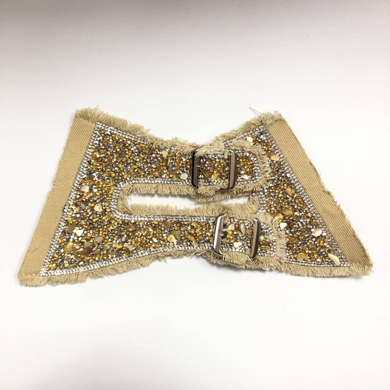 Wholesale Custom Fashion Accessories Shoe Buckle Sandals Vamp Rhinestone Rope Shoe Accessories - Image 8
