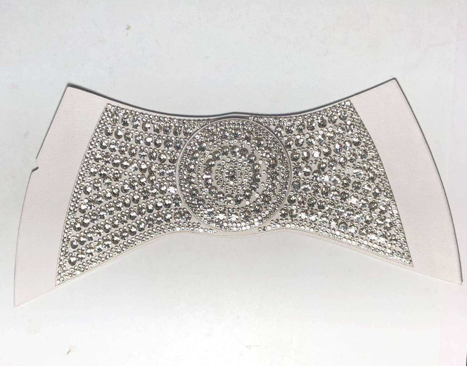 Customized Shiny Metal Chain Shoelaces with Buckle and Rhinestone Decorations for Shoes - Image 5