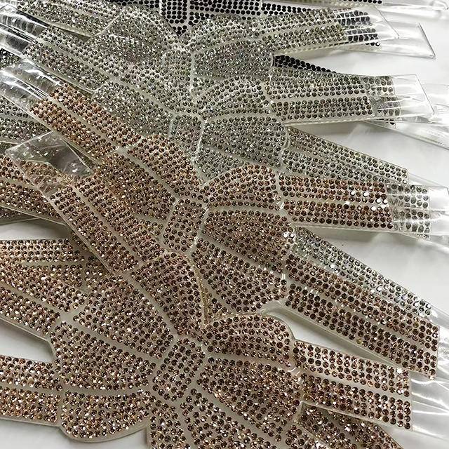 Luxury Rhinestone Butterfly Bow Shoe Uppers Handmade Bling Crystal Diamond Decorative Accessories for Lady Sandals Slippers - Image 3