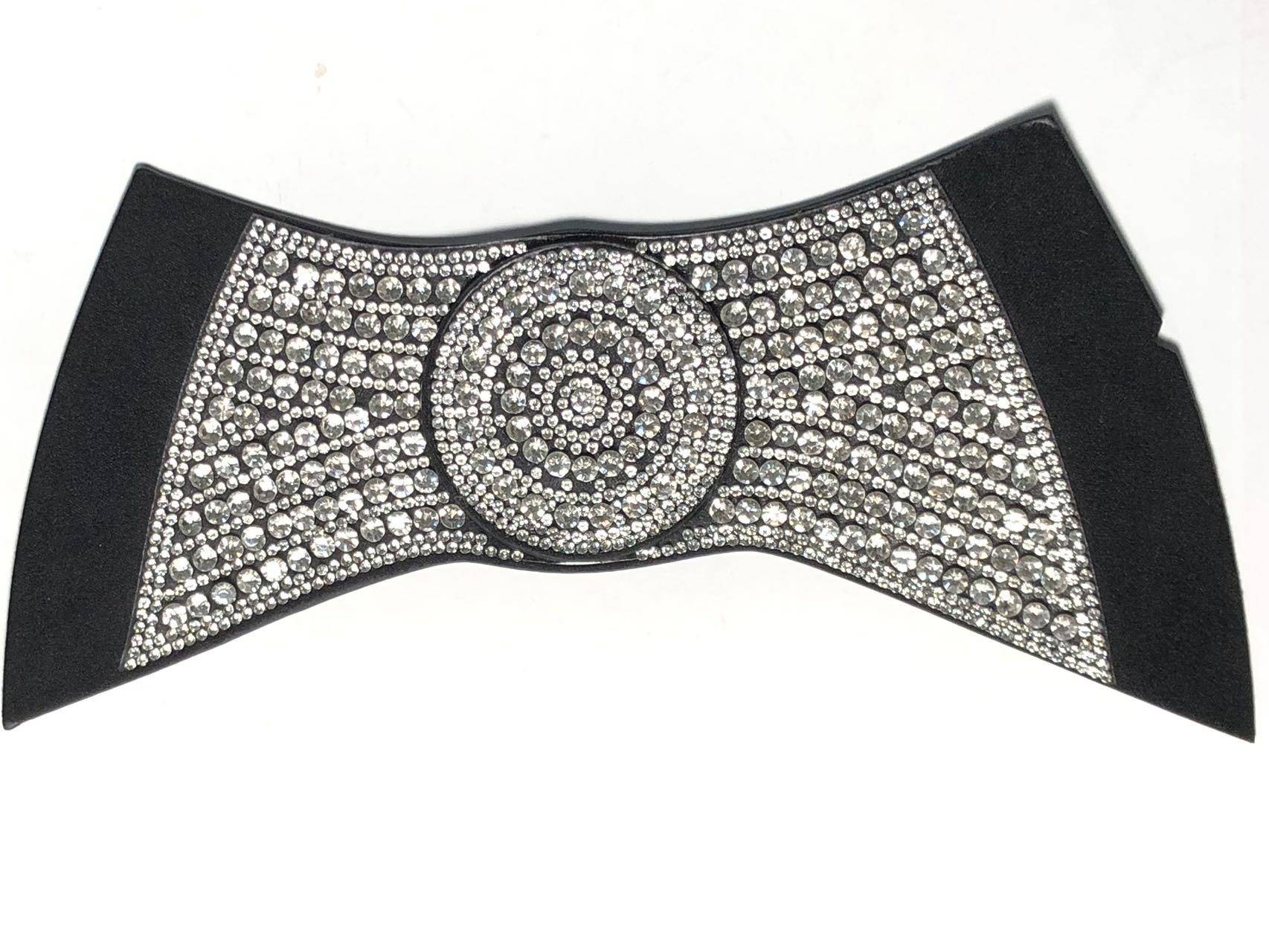 Customized Shiny Metal Chain Shoelaces with Buckle and Rhinestone Decorations for Shoes - Image 4