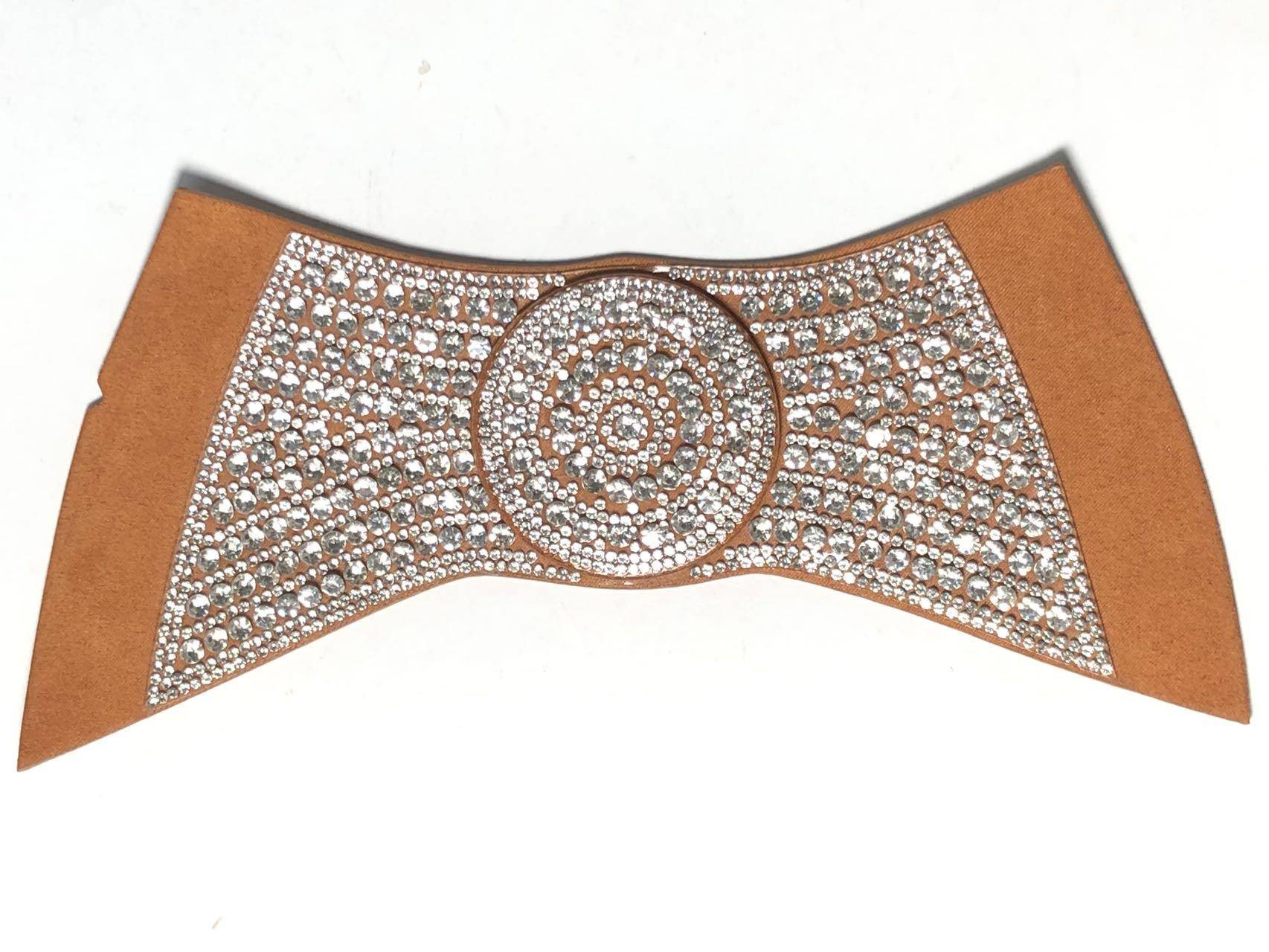 Customized Shiny Metal Chain Shoelaces with Buckle and Rhinestone Decorations for Shoes - Image 3