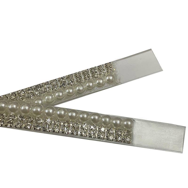 Crystal Diy Diamond Shoes Upper Lady Sandals Trimming Welt Ornament TPU Rhinestone Shoes Upper - Image 3