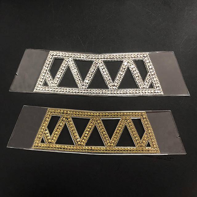 Customised Pu Material Decorative Rhinestone Shoes On Accessories For Women And Ladies Sandals High Heels Slippers Wholesale - Image 3