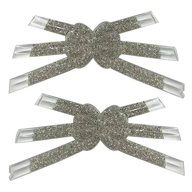 Luxury Rhinestone Butterfly Bow Shoe Uppers Handmade Bling Crystal Diamond Decorative Accessories for Lady Sandals Slippers - Image 7