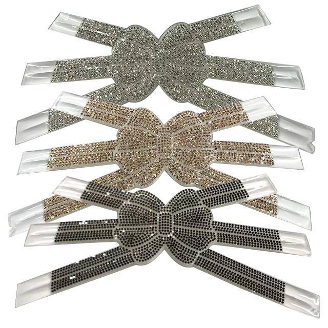 Luxury Rhinestone Butterfly Bow Shoe Uppers Handmade Bling Crystal Diamond Decorative Accessories for Lady Sandals Slippers - Image 8