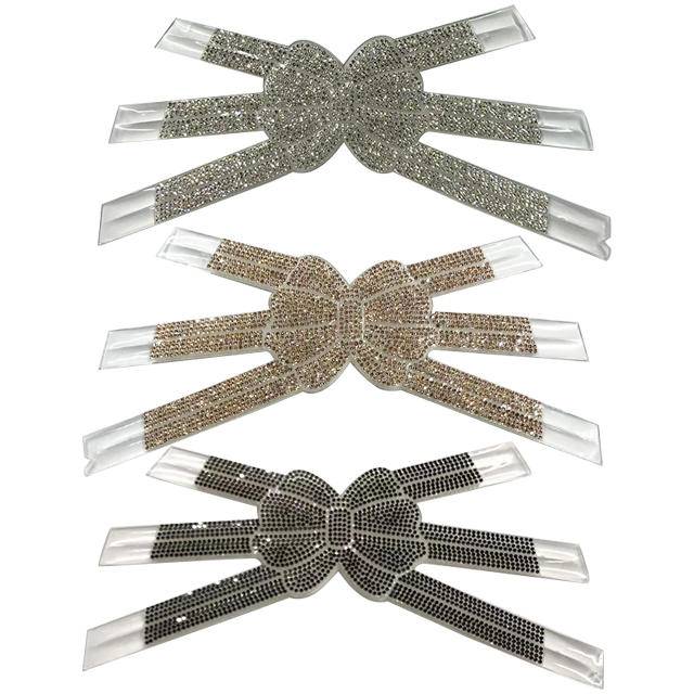 Luxury Rhinestone Butterfly Bow Shoe Uppers Handmade Bling Crystal Diamond Decorative Accessories for Lady Sandals Slippers - Image 9