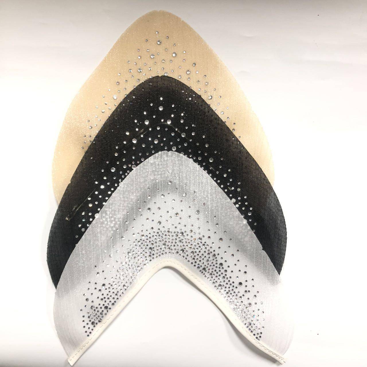 Factory Direct Sales TPU Glass Rhinestone Upper Fashion Sandal Accessories High Heel Shoe Flower Shoe Material