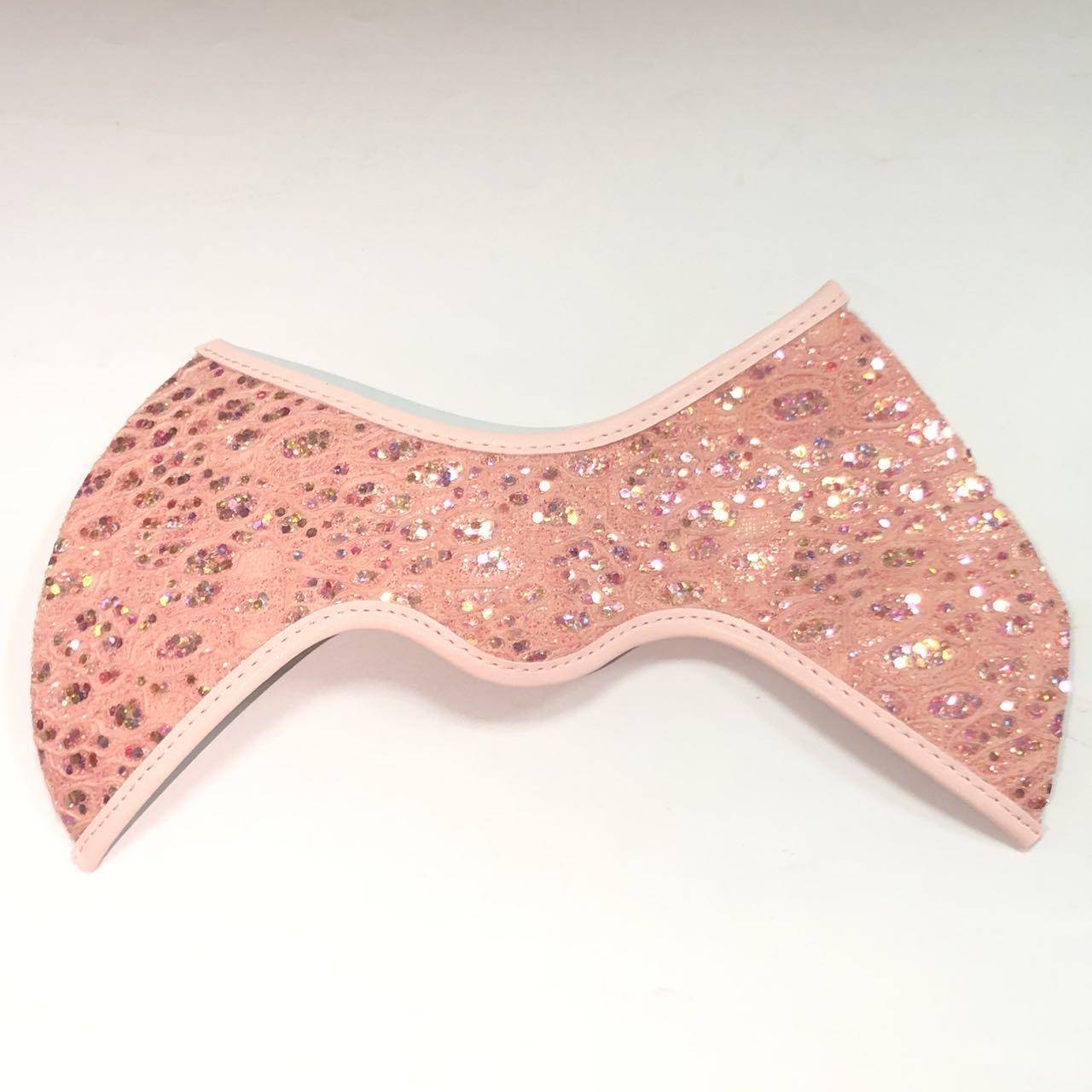 Net Mesh Toe Slippers Decorative Semi-Finished Sandals Hot Fix Rhinestone Upper Accessories Wholesale - Image 6