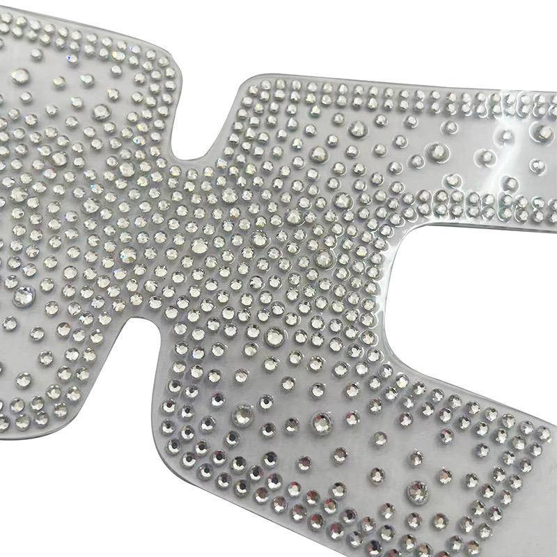 Fashion-Forward TPU Rhinestone Acrylic Upper Wear-Resistant with Transparent Toe-Shoe Decorations Accessory - Image 4