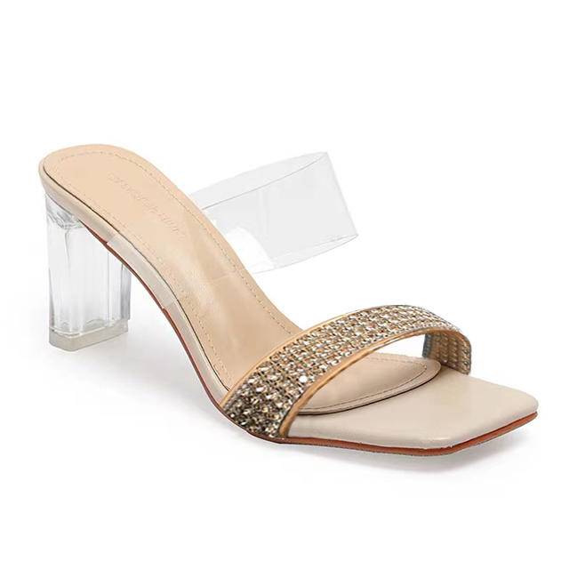 High-Quality Fashion Upper TPU Decoration Shoe Clips for Female Work Sandals Slippers with Rhinestones Drill Shoe Vamp - Image 7