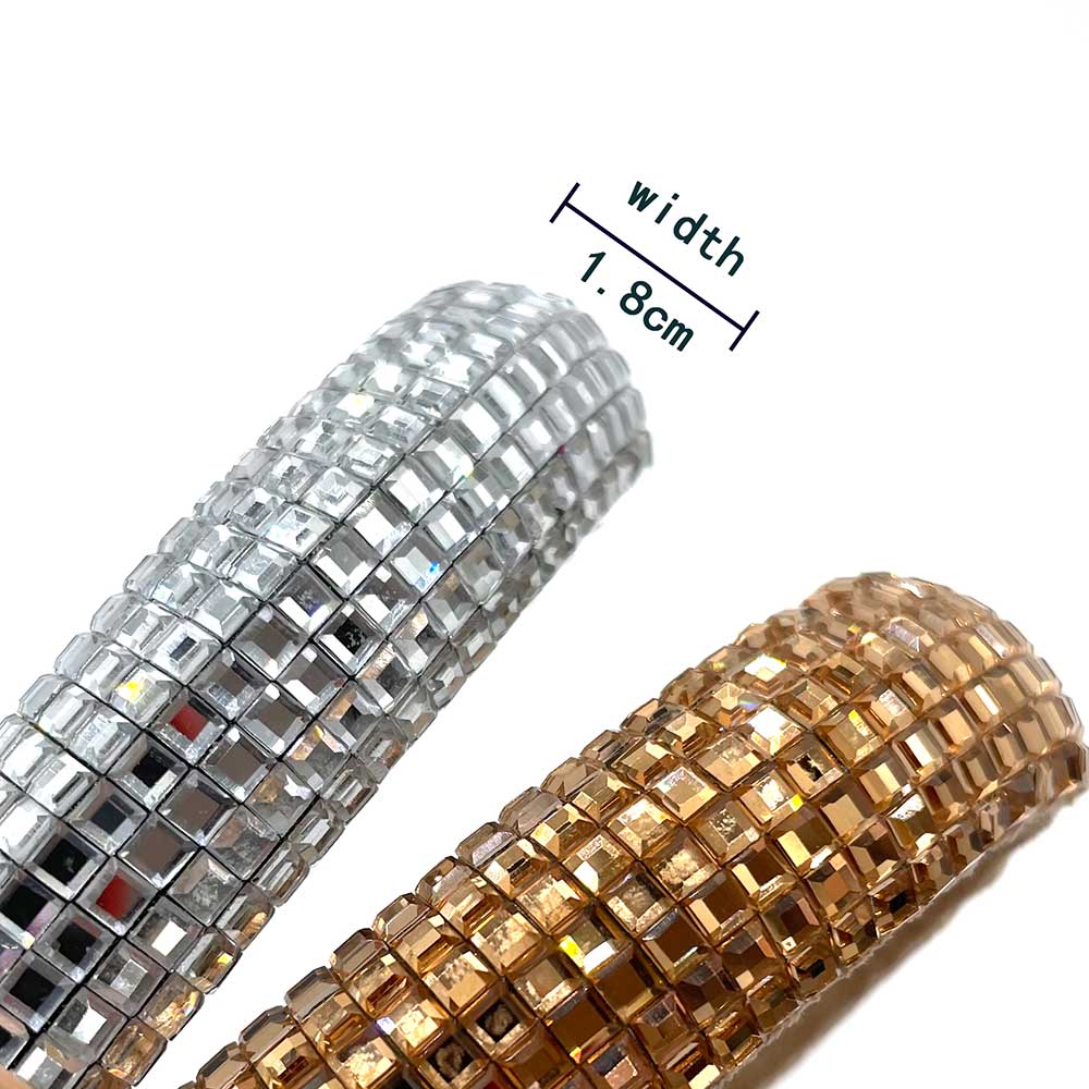 Wholesale Rhinestone Chain Lace – Bling Buckle Strap for Shoes, Belt & Rambo Style Accessories (Custom Colors) - Image 3