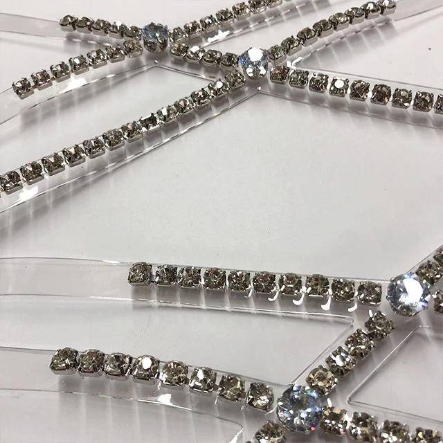 Fashion-Forward TPU Rhinestone Acrylic Upper Wear-Resistant with Transparent Toe-Shoe Decorations Accessory - Image 6