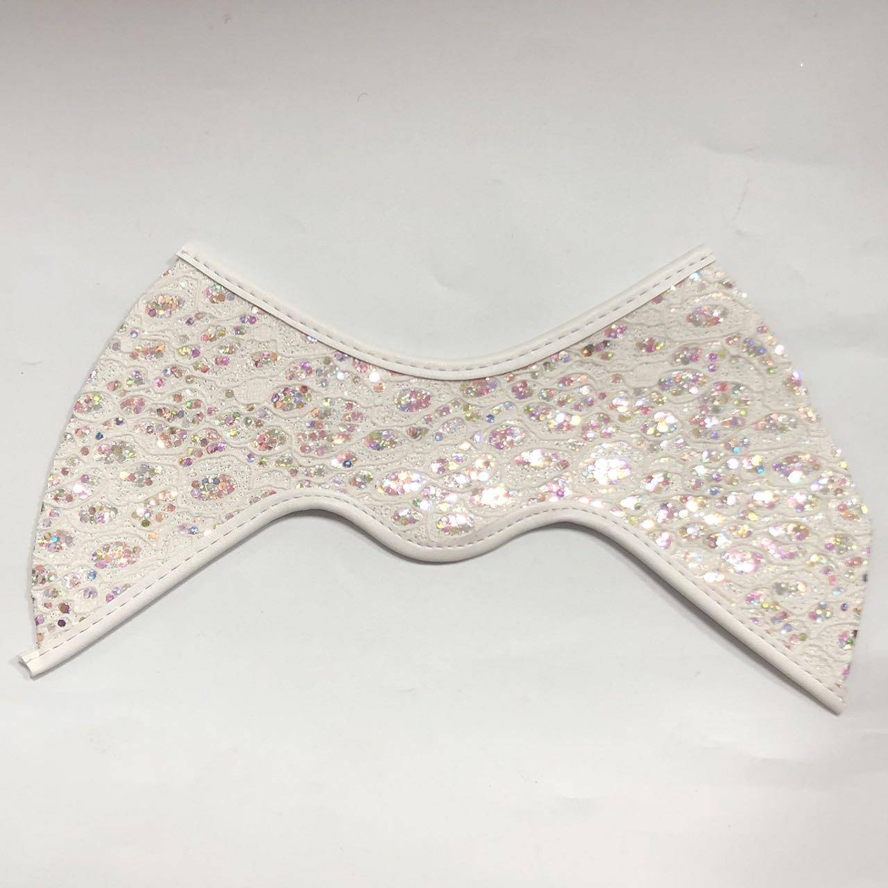 Net Mesh Toe Slippers Decorative Semi-Finished Sandals Hot Fix Rhinestone Upper Accessories Wholesale - Image 4