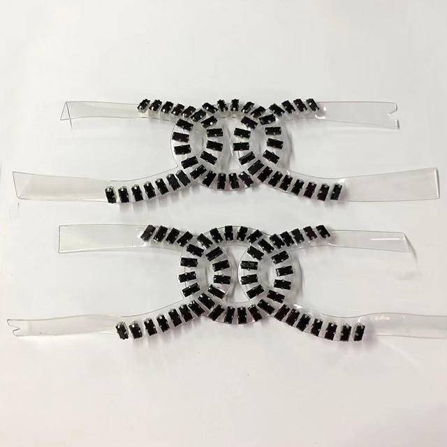 Transparent Nail PU Material Upper Fashionable All-Match Shoe Uppers - Image 4
