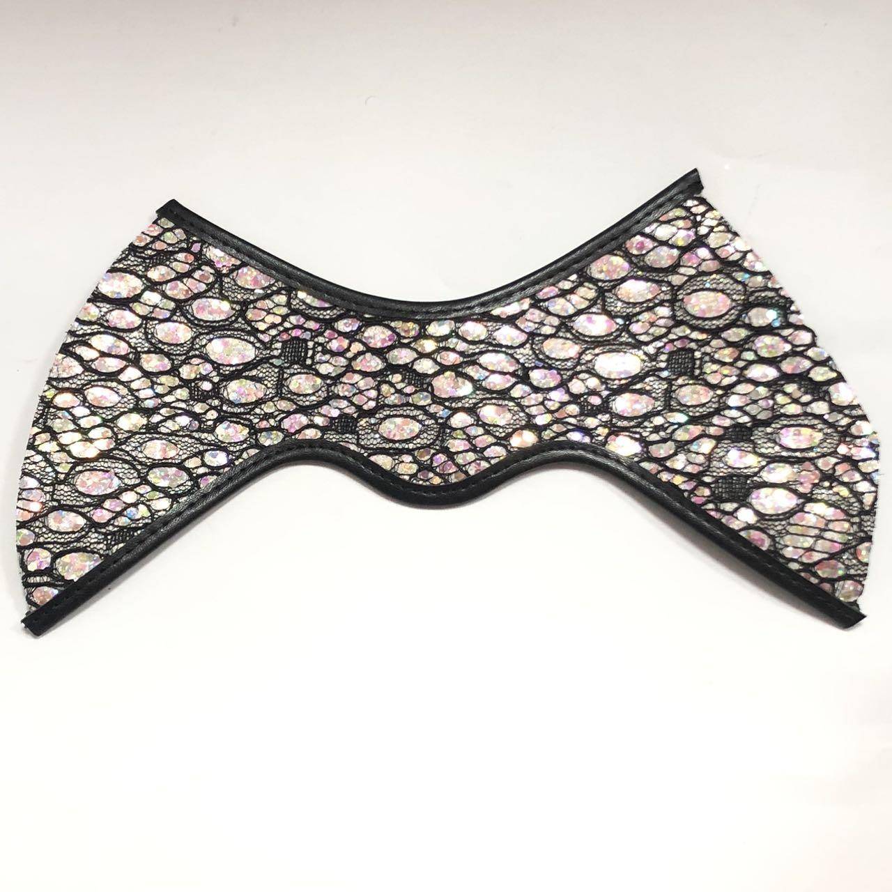 Net Mesh Toe Slippers Decorative Semi-Finished Sandals Hot Fix Rhinestone Upper Accessories Wholesale - Image 3
