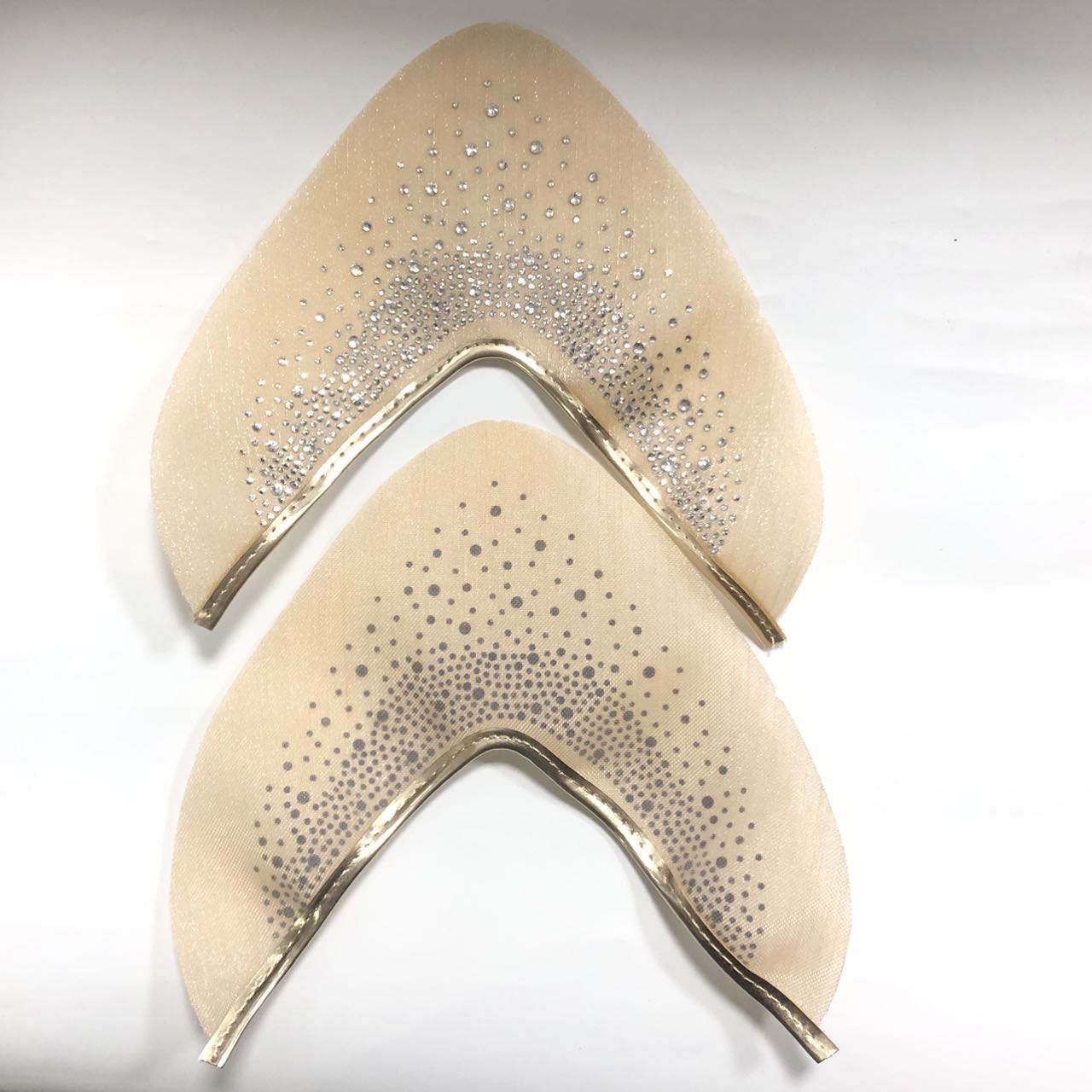 Factory Direct Sales TPU Glass Rhinestone Upper Fashion Sandal Accessories High Heel Shoe Flower Shoe Material - Image 2