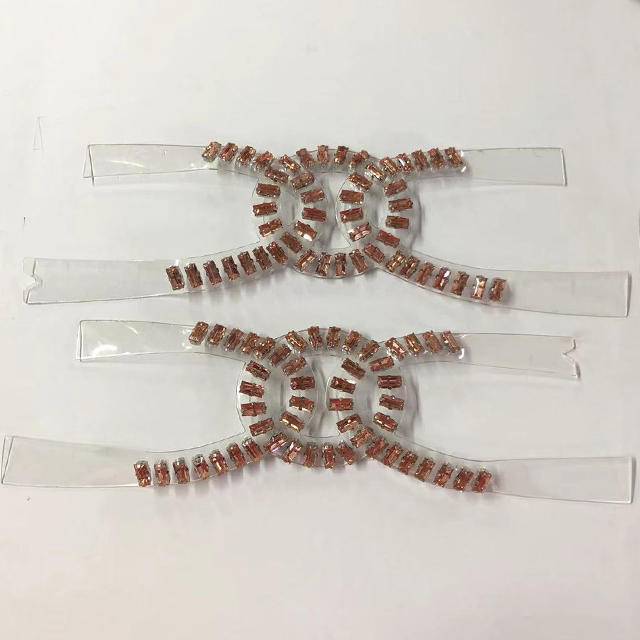 Transparent Nail PU Material Upper Fashionable All-Match Shoe Uppers - Image 3