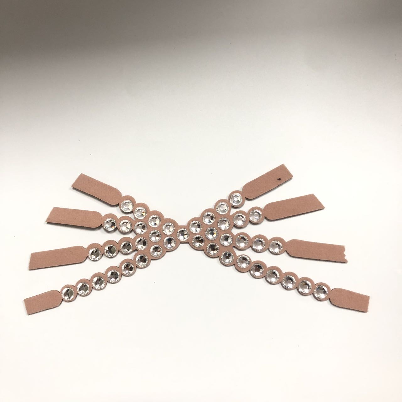Shoes Upper with hot-fix rhinestones shoe accessories rhinestone stickers and auxiliary materials Factory direct supply - Image 5