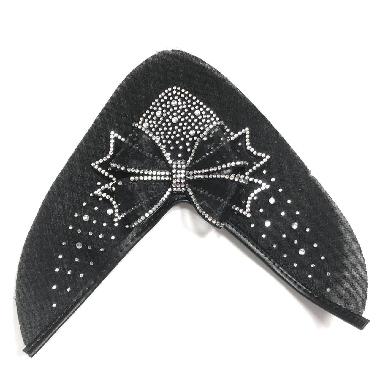 Lady Shoe Upper of Sandals with Crystal Rhinestone Top Pointed Lady Shoe Upper Woven Shoe Shoes Accessories Vamp - Image 5