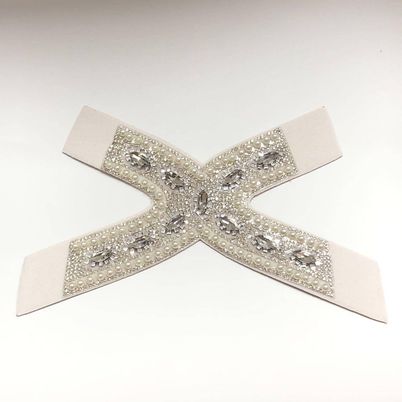 Semi Finished Shoe Uppers Material Plastic Pearls Glass Rhinestone Diamond Decorative for Sandals/slipper - Image 4