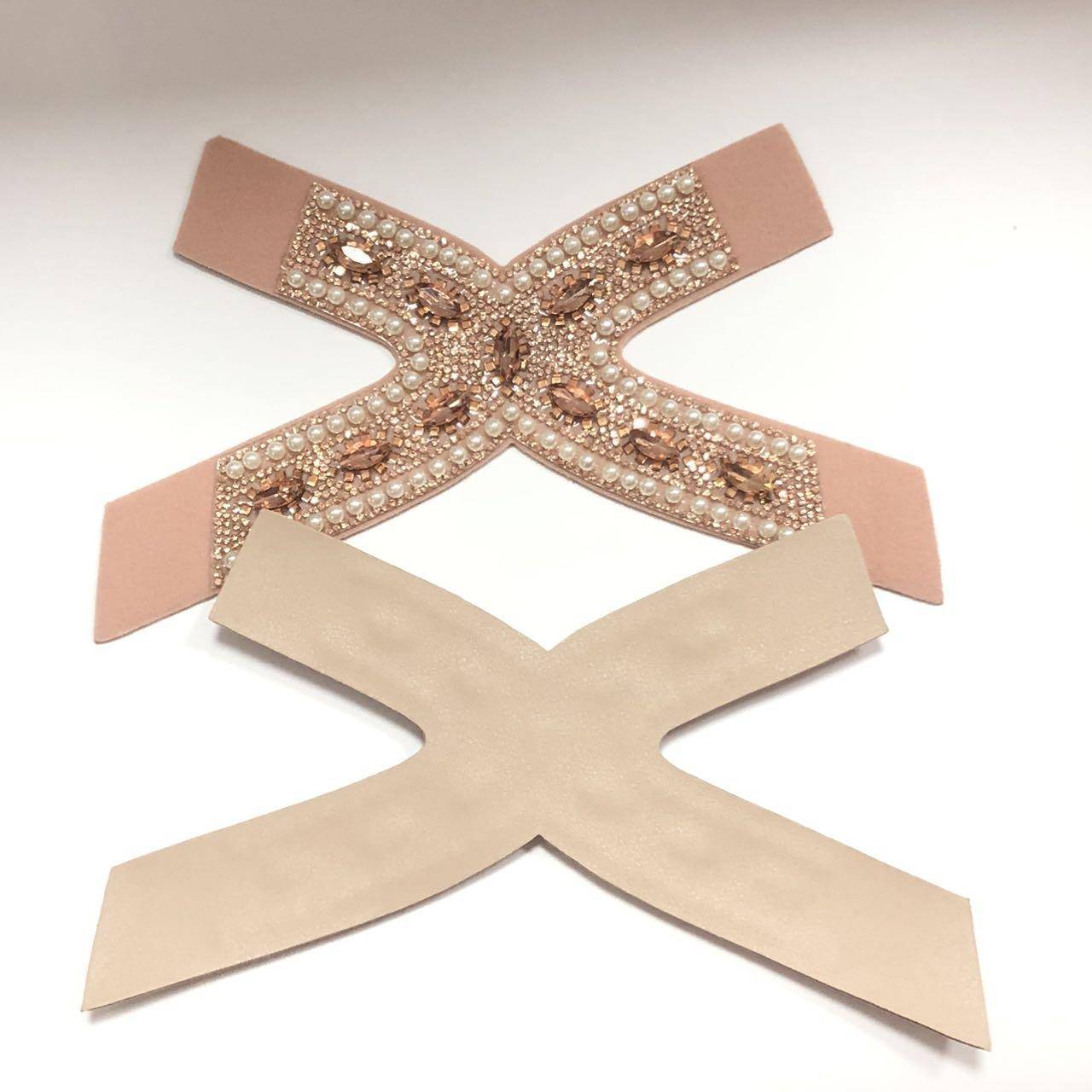 Semi Finished Shoe Uppers Material Plastic Pearls Glass Rhinestone Diamond Decorative for Sandals/slipper - Image 3