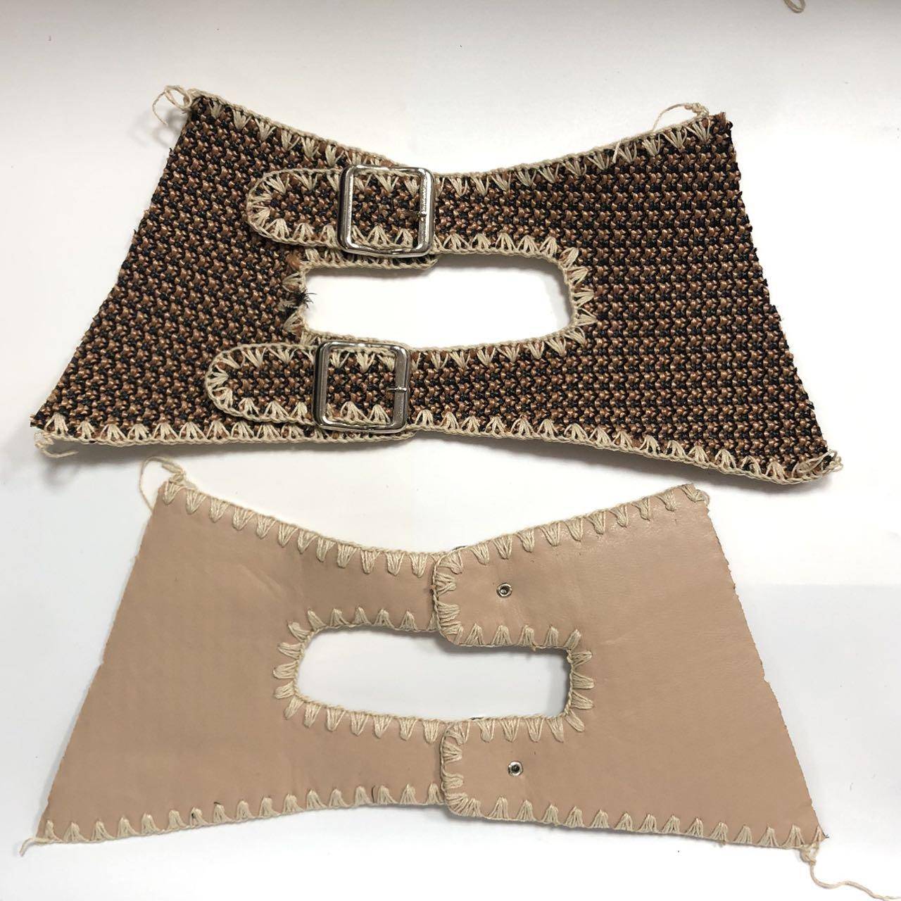 Pearl Bead Lace PU Ribbon Fashionable Lady Summer Slipper Uppers Sandals Uppers