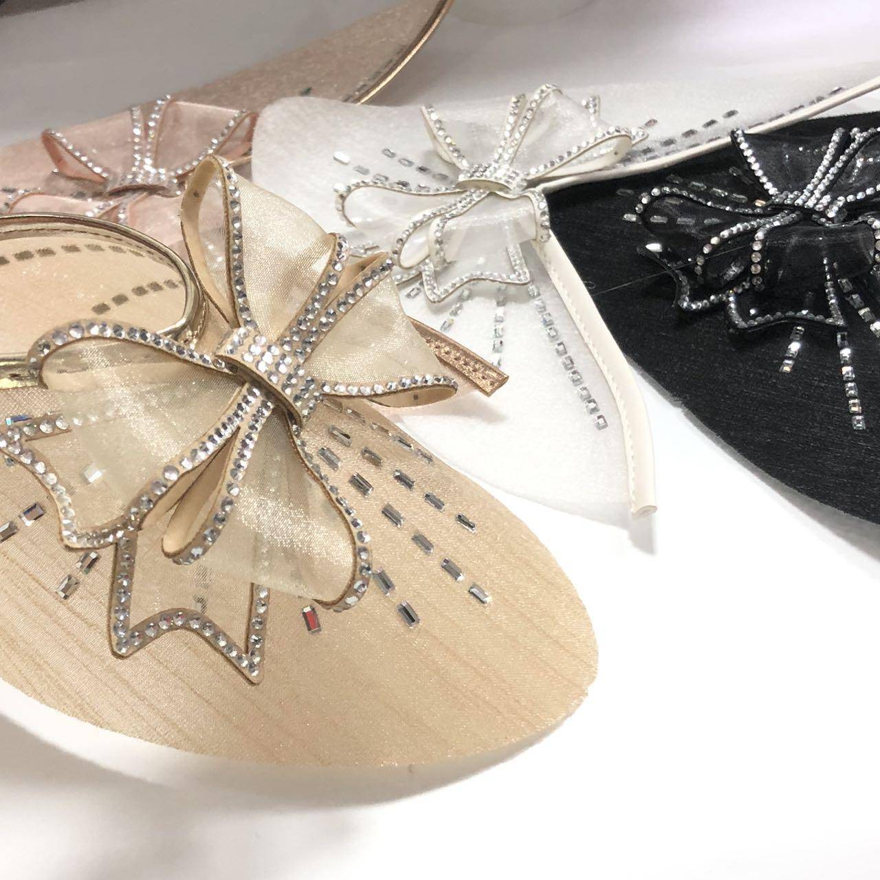 Wholesale Sexy Bling Bling Rhinestone Straps for Customization Sandals Upper for Women - Image 6