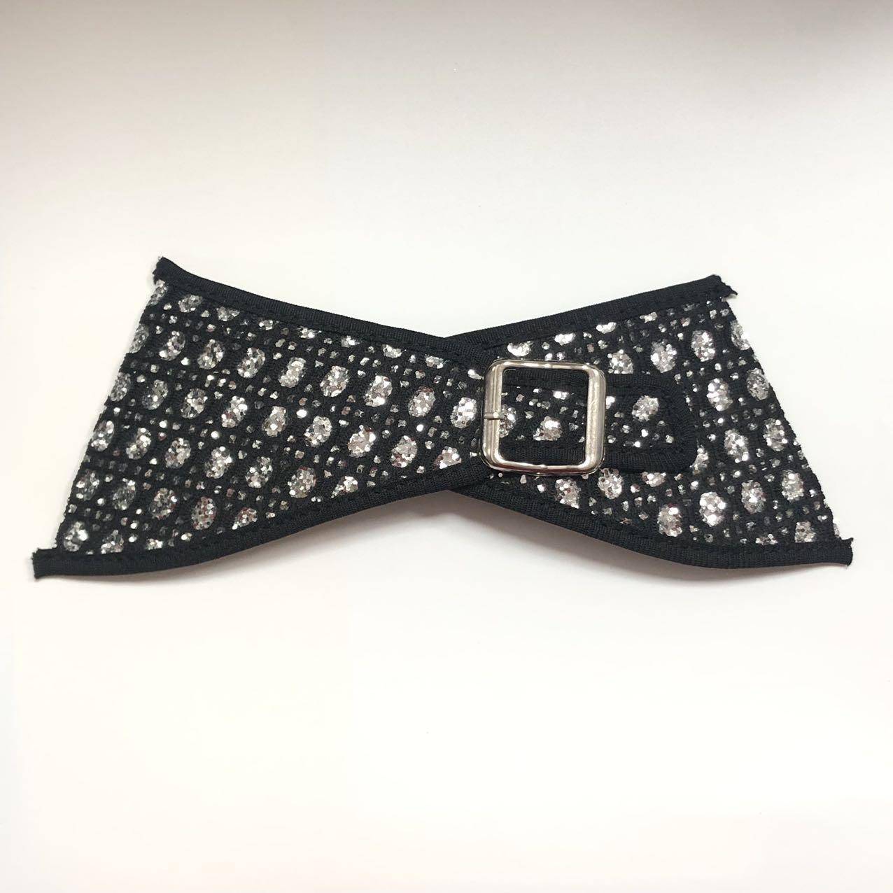 Custom Women's Breathable Comfortable Semi-Finished Shoe Upper with Rhinestone PU Decorations for Fashion Sandals - Image 5