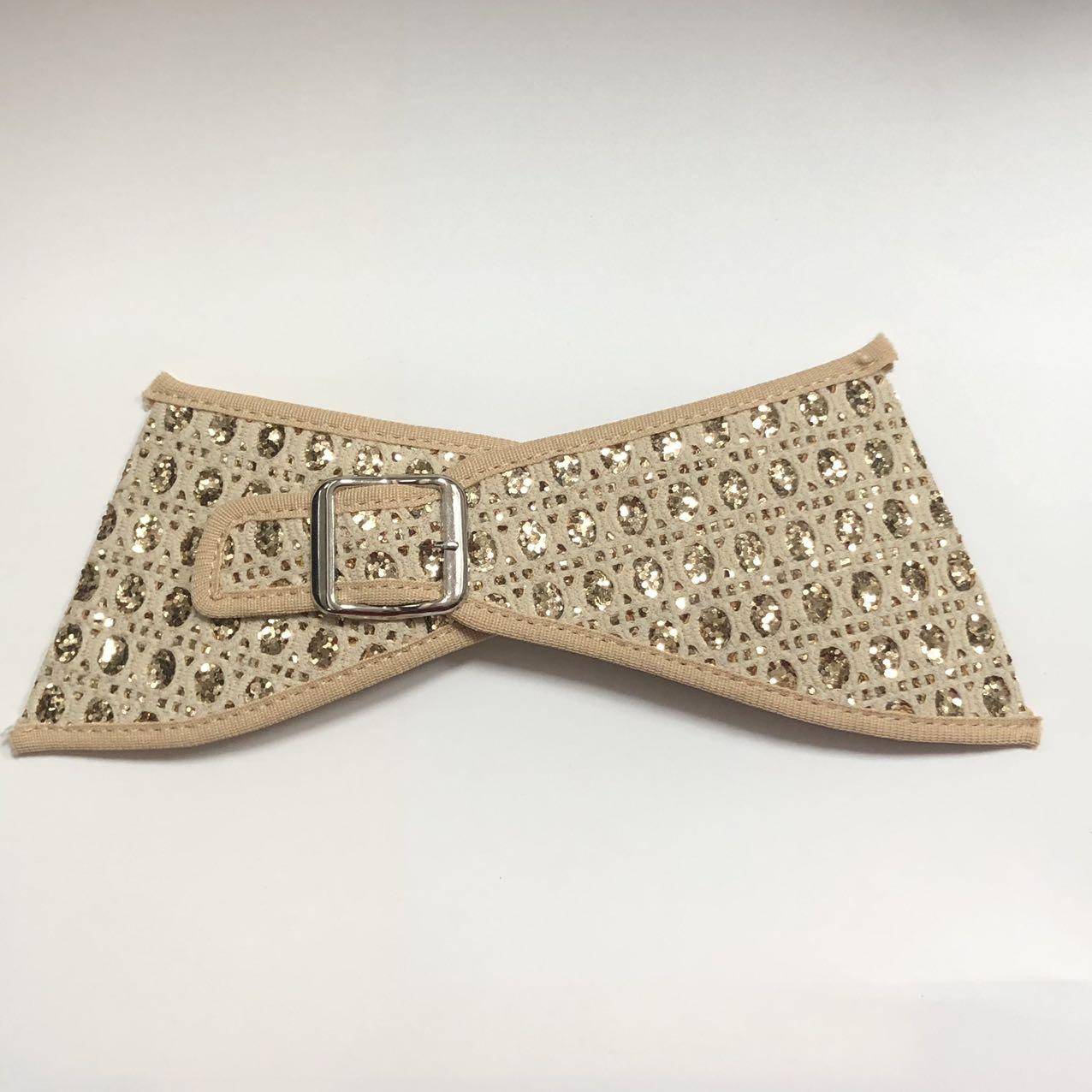 Custom Women's Breathable Comfortable Semi-Finished Shoe Upper with Rhinestone PU Decorations for Fashion Sandals - Image 3