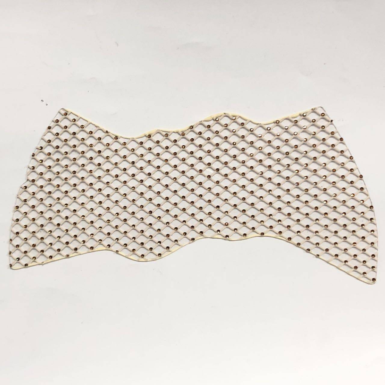 Wholesale Fashion Mesh Diamond Transparent TPU Shoes Decoration Sandal Upper for Women