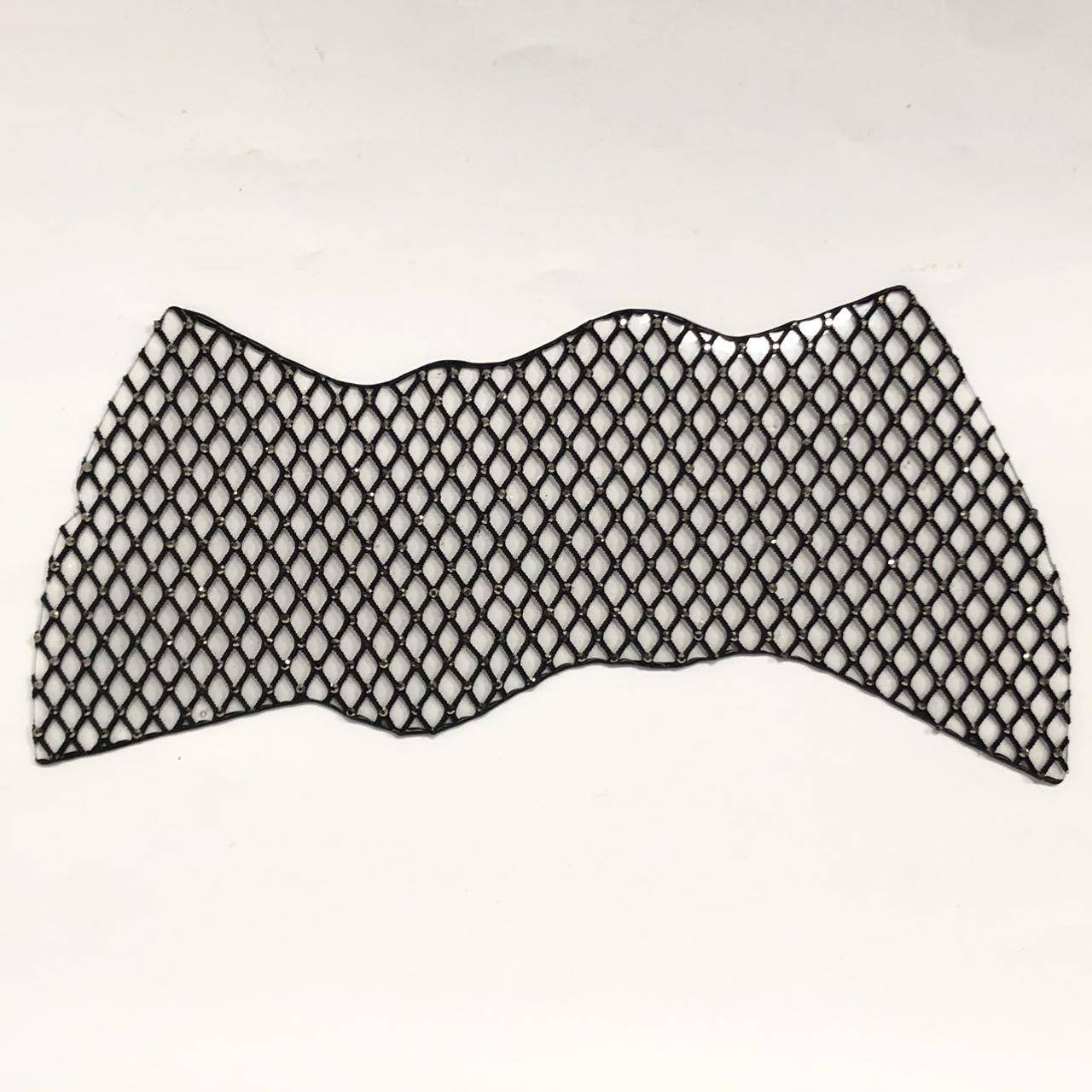 Wholesale Fashion Mesh Diamond Transparent TPU Shoes Decoration Sandal Upper for Women - Image 2