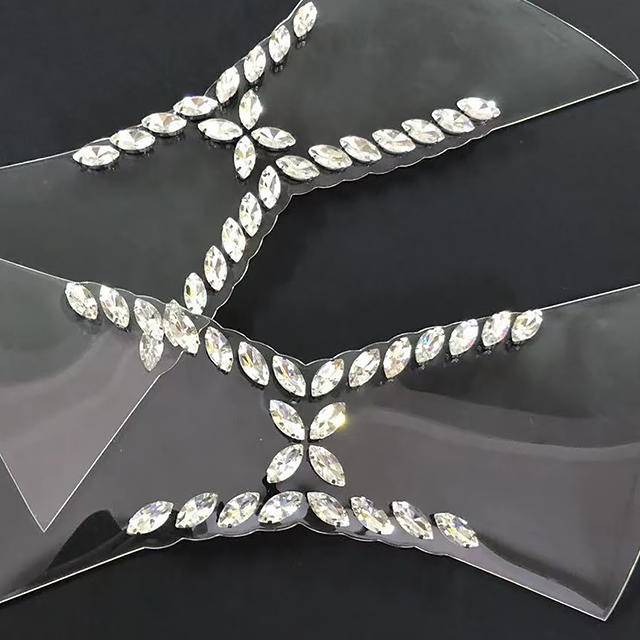 Hot Sale Rhinestone Shoes Upper Lady Sandals ForShoes Upper Trimming Welt Ornament - Image 5