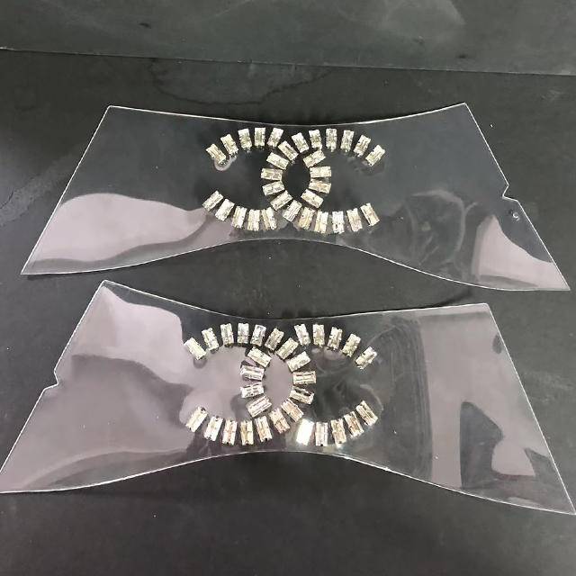 Women's Sandals Slippers Shoe Uppers Glass Sparkling Diamond Rhinestone Hot Stamping Decorative Style - Image 5