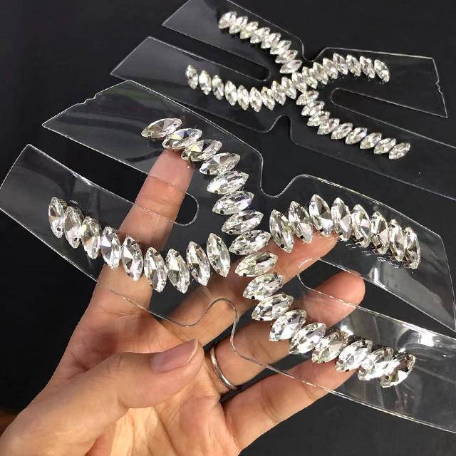 Women's Sandals Off-the-shelf Rhinestone Trimming for Sandals/women's High-heel Shoes/shoes/bags /Clothing - Image 6