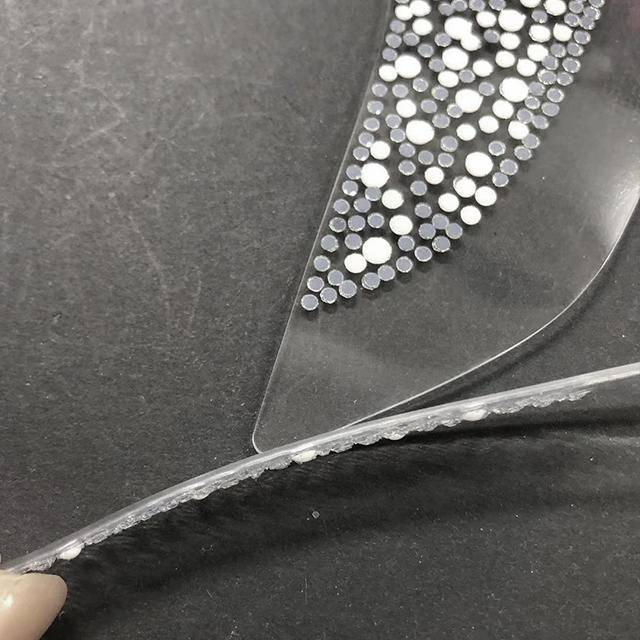 Transparent TPU Rhinestone Upper Fashionable Versatile Sandal Slippers Shoe Decorations - Image 4