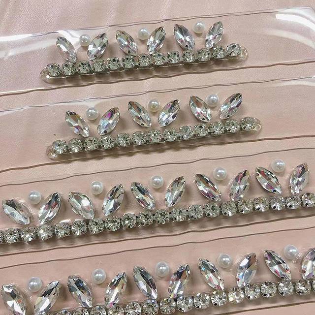 Wholesale Cheap Tpu Transparent Upper Shoes for Sandals Slipper Semi-finished Shoes Accessories by Crystal Rhinestone - Image 3