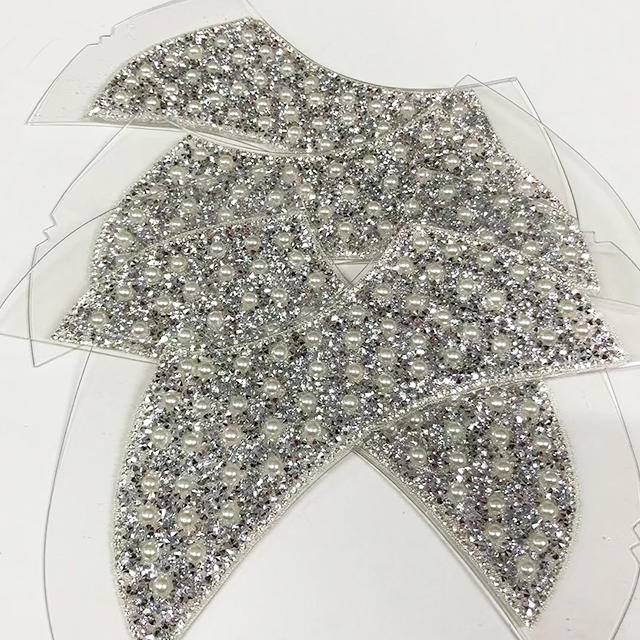 Transparent TPU Rhinestone Upper Fashionable Versatile Sandal Slippers Shoe Decorations - Image 4