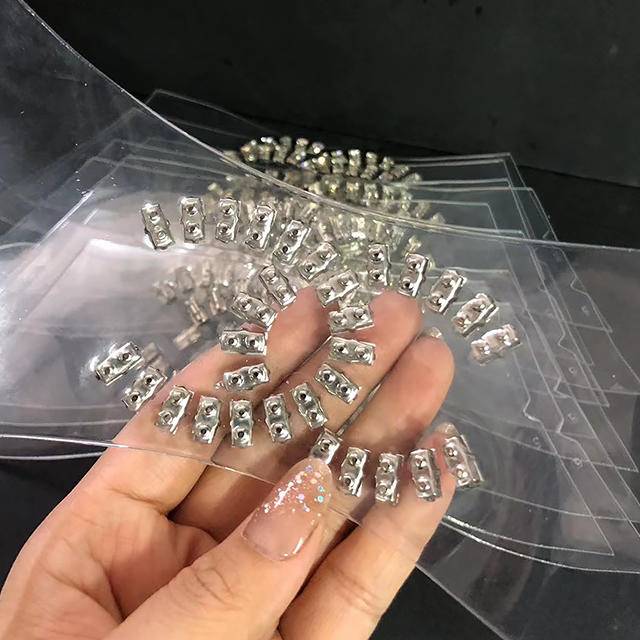 Women's Sandals Slippers Shoe Uppers Glass Sparkling Diamond Rhinestone Hot Stamping Decorative Style - Image 3