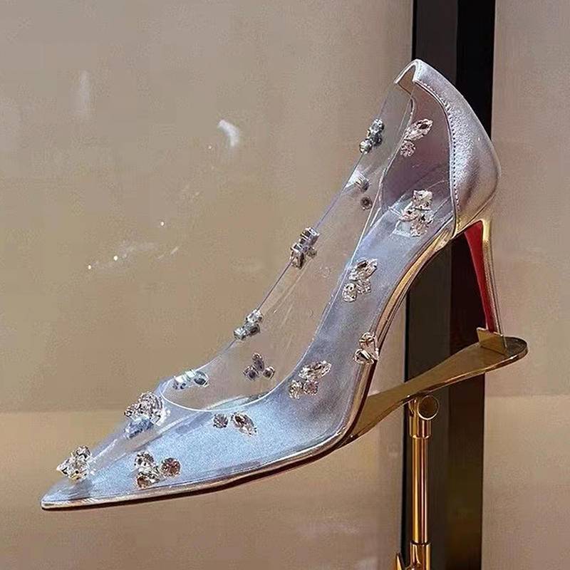 New Arrivals Rhinestone Shoes Upper Trimming Welt Ornament Vamp for Shoes Upper Lady Sandals Chinelas - Image 2