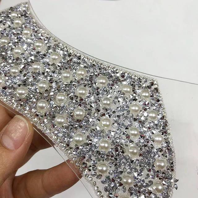 Transparent TPU Rhinestone Upper Fashionable Versatile Sandal Slippers Shoe Decorations - Image 2