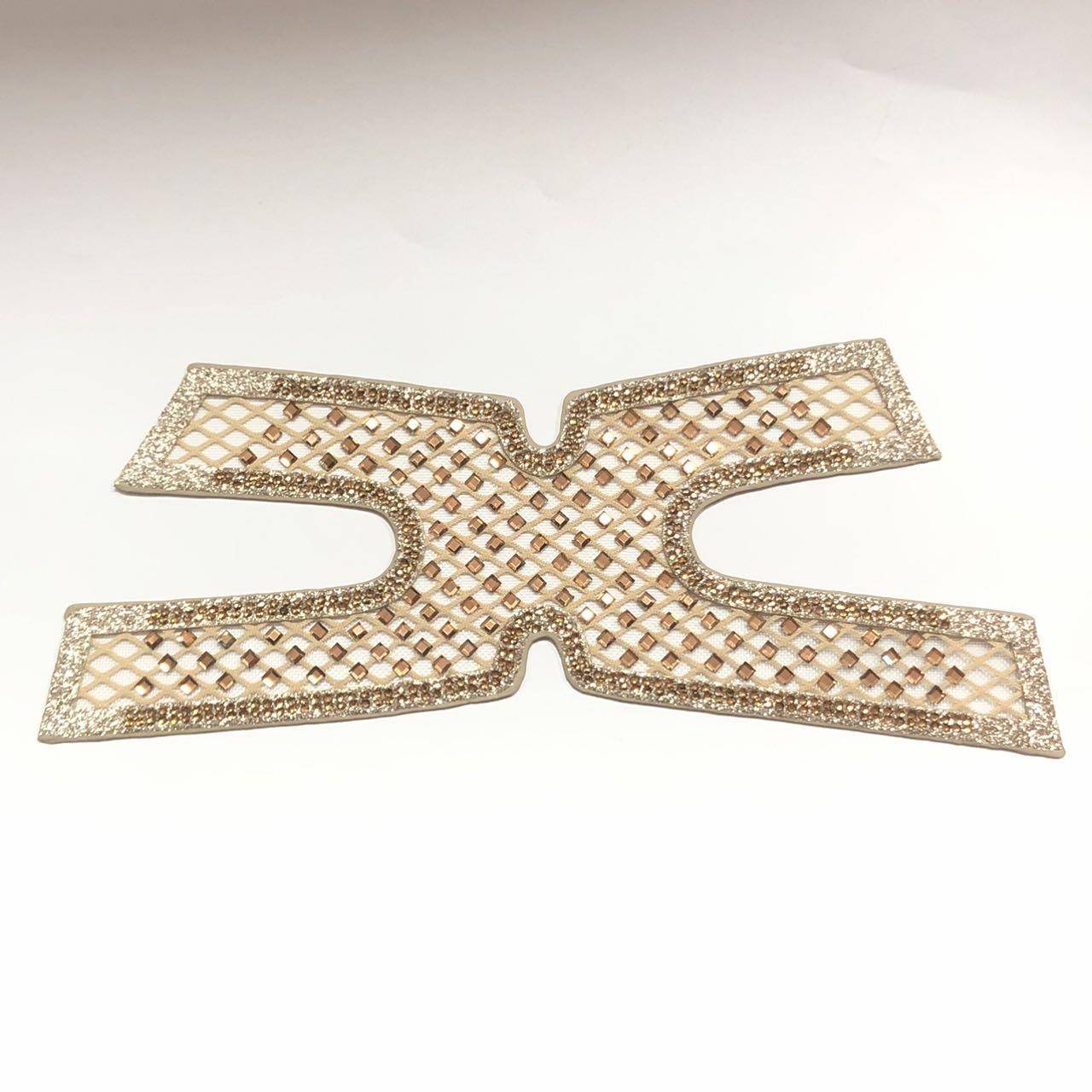 Wholesale Shoes Accessories Leather Upper Semi-Finished Slipper Sandal Slippers Grass Shell Pearl Upper - Image 2