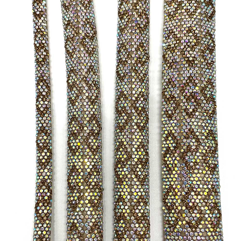 Rhinestone Embellished Chains Trim for Shoes Clothing Bags Fashion Accessories DIY Craft Supplies - Image 3