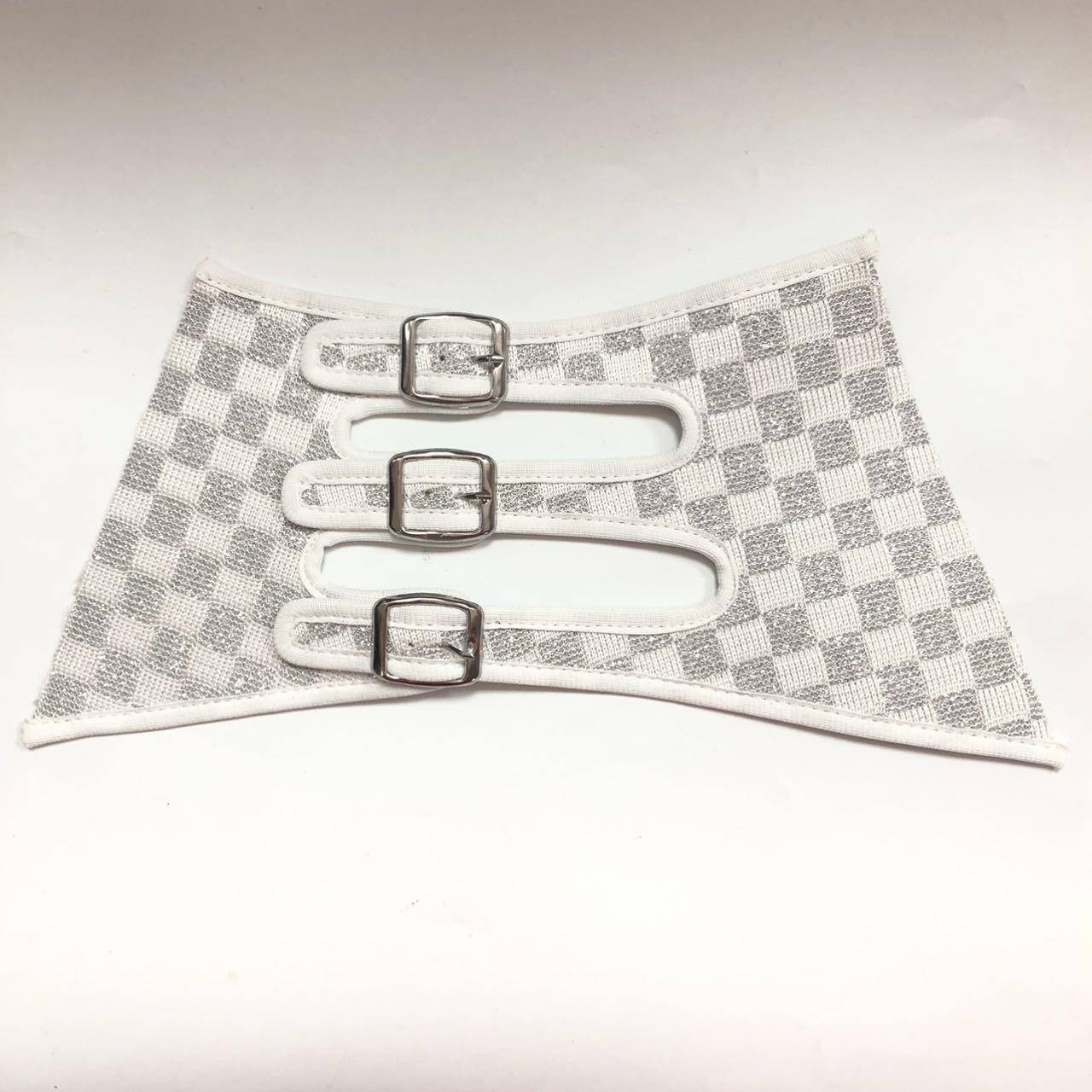 Leather Sandals Slippers Double Buckle Hot Diamond Rhinestone Beads Upper Summer Shoes Accessories - Image 3