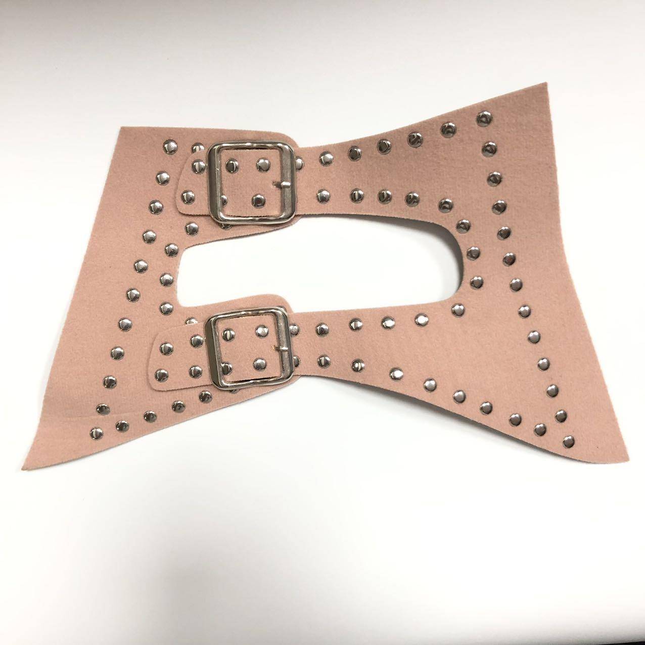 Custom Two-Buckle Sandal Uppers with PU Backing-Durable & Fashionable Comfortable and Breathable for Casual Shoes - Image 4