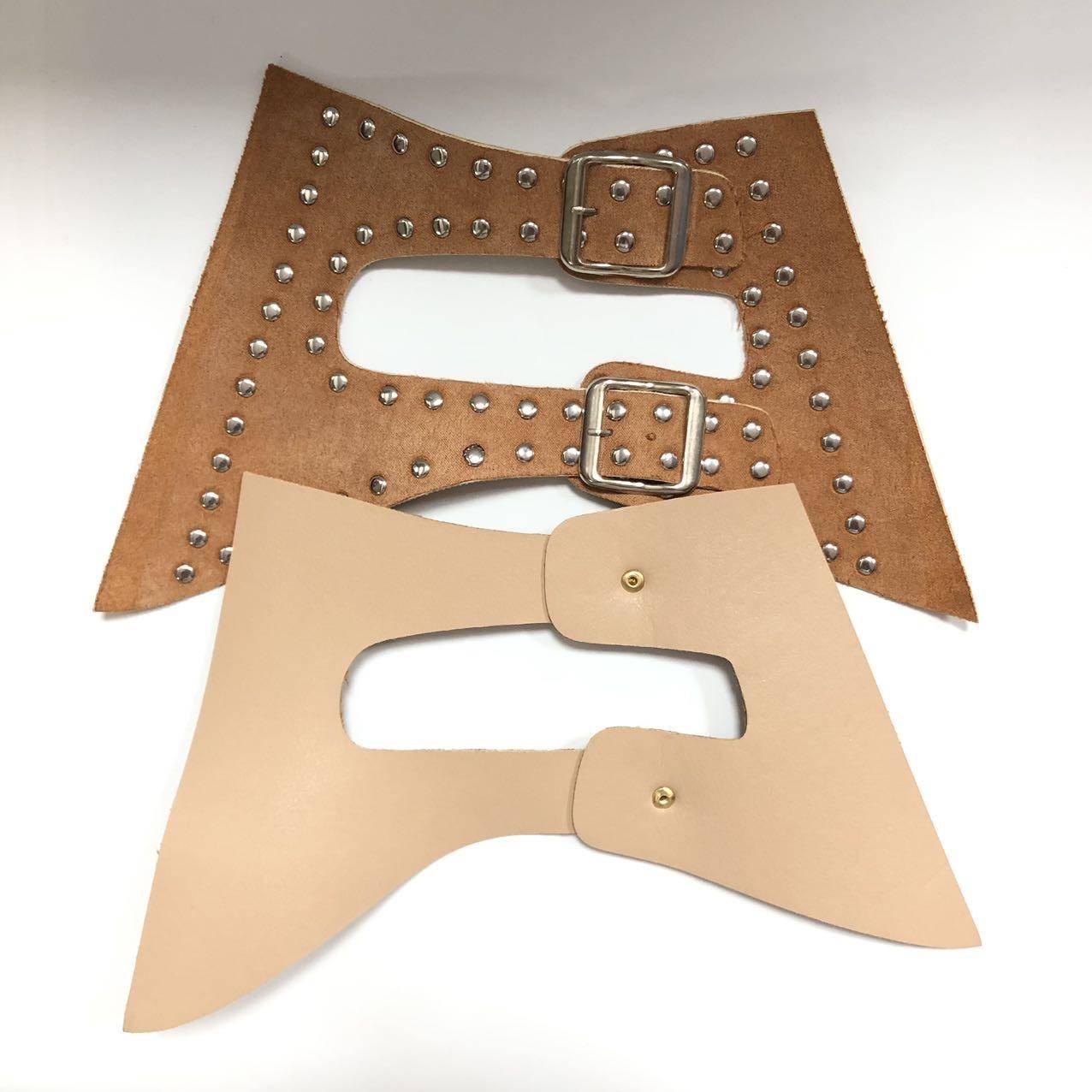 Custom Two-Buckle Sandal Uppers with PU Backing-Durable & Fashionable Comfortable and Breathable for Casual Shoes - Image 3