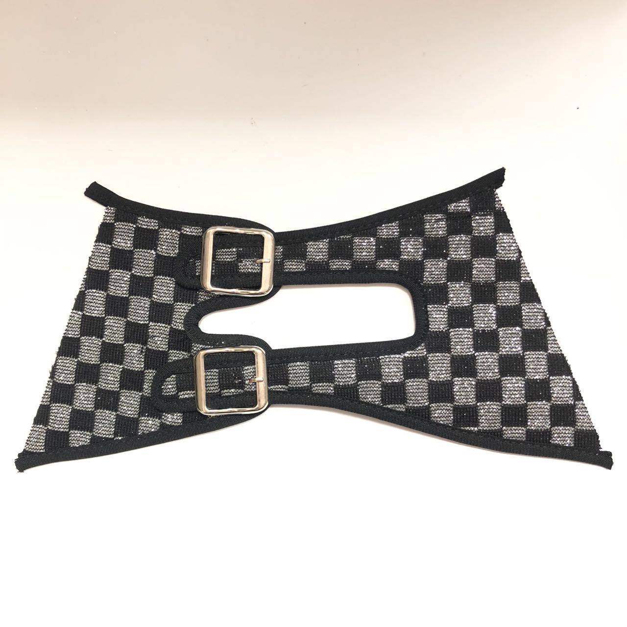 Leather Sandals Slippers Double Buckle Hot Diamond Rhinestone Beads Upper Summer Shoes Accessories - Image 4