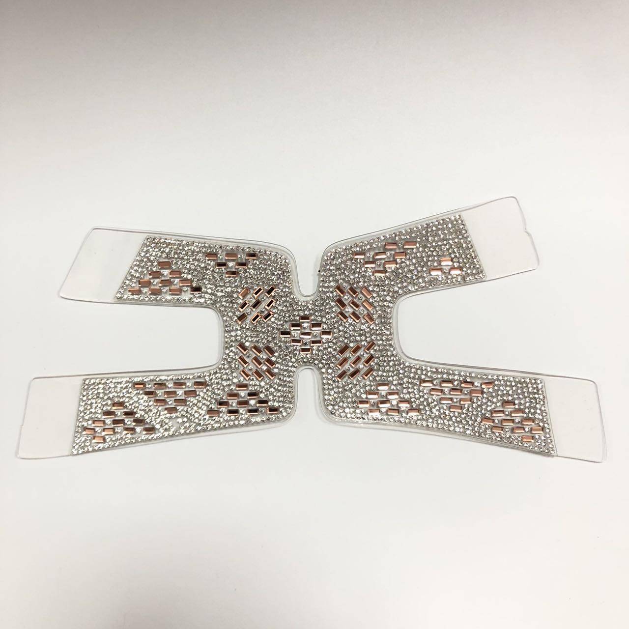 Custom Sandra Rella Women Slippers Strips Belt Decoration Accessories Rhinestones Crystal Shoe Uppers - Image 6