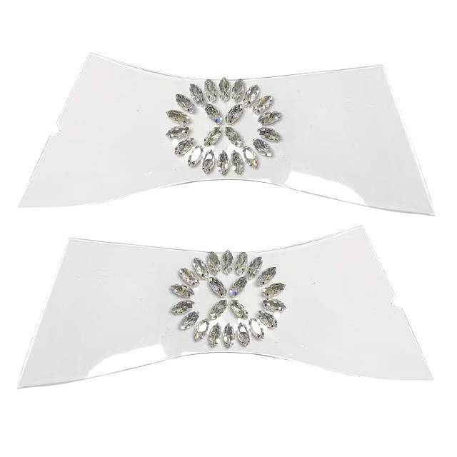 Sandals and slippers shoe uppers with rhinestones hot-fix rhinestones rhinestone stickers Factory direct supply - Image 6