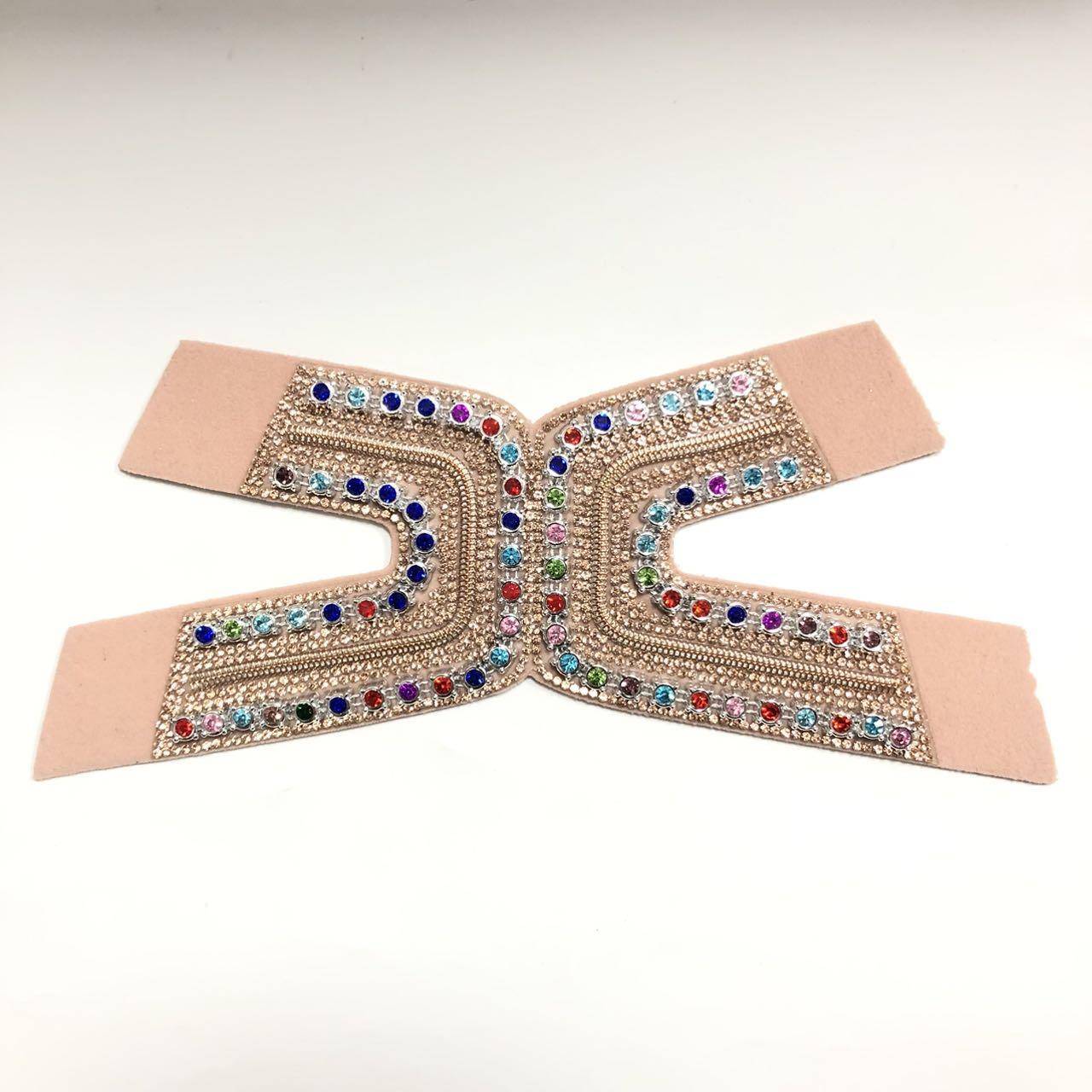 Semi-finish Production for Women slip slippers Fashion Shinning Rihneston Vamp Customization Outsole with Small Quantity - Image 4
